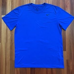NIKE Dri-Fit Workout Tee Men’s Large Blue & Black